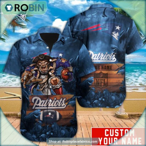 New England Patriots Mascot Football NFL Hawaiian Shirt