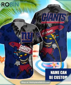 New York Giants Tiki Man NFL Hawaiian Shirt