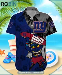 New York Giants Tiki Man NFL Hawaiian Shirt