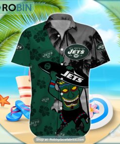 New York Jets Tiki Man NFL Hawaiian Shirt