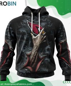 nfl-arizona-cardinals-horror-skull-art-design-hoodie-1