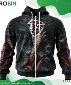 NFL Atlanta Falcons Horror Skull Art Design Hoodie NFL Atlanta Falcons Horror Skull Art Design Hoodie