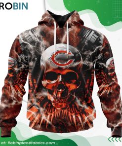 nfl-chicago-bears-expendables-skull-design-hoodie-1