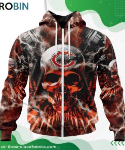 NFL Chicago Bears Expendables Skull Design Hoodie NFL Chicago Bears Expendables Skull Design Hoodie