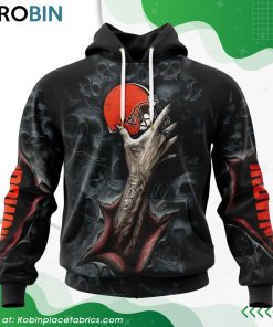 nfl-cleveland-browns-horror-skull-art-design-hoodie-1