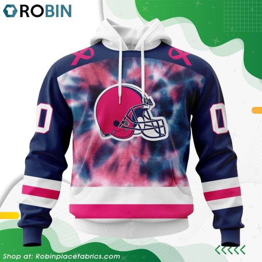 NFL Cleveland Browns Pink Fight Breast Cancer Hoodie