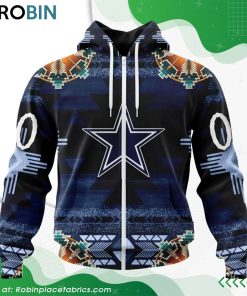 NFL Dallas Cowboys Native American Design Hoodie