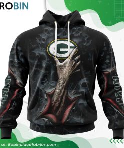 nfl-green-bay-packers-horror-skull-art-design-hoodie-1