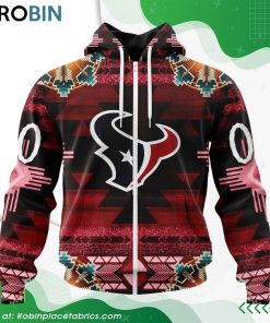 NFL Houston Texans Native American Design Hoodie