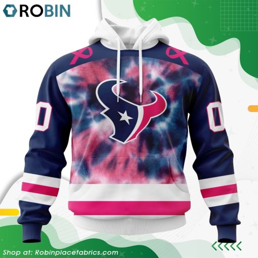 NFL Houston Texans Pink Fight Breast Cancer Hoodie