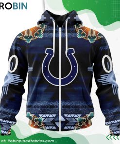 NFL Indianapolis Colts Native American Design Hoodie NFL Indianapolis Colts Native American Design Hoodie