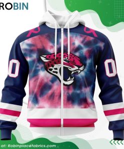 NFL Jacksonville Jaguars Pink Fight Breast Cancer Hoodie