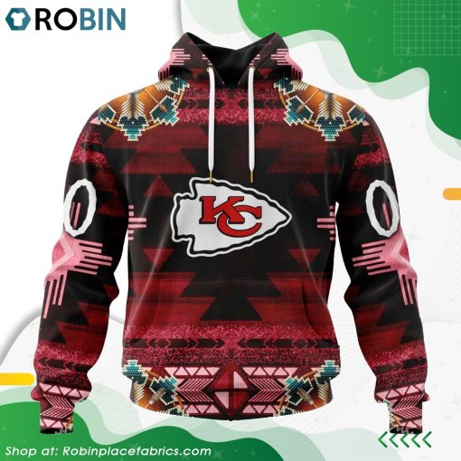 NFL Kansas City Chiefs Native American Design Hoodie