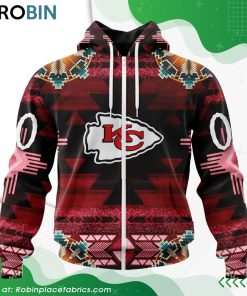 NFL Kansas City Chiefs Native American Design Hoodie NFL Kansas City Chiefs Native American Design Hoodie