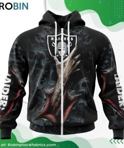 NFL Las Vegas Raiders Horror Skull Art Design Hoodie NFL Las Vegas Raiders Horror Skull Art Design Hoodie