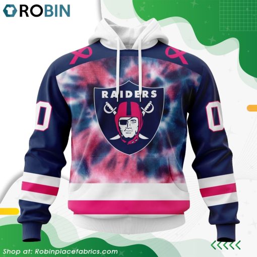 NFL Las Vegas Raiders Pink Fight Breast Cancer Hoodie