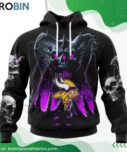 nfl-minnesota-vikings-skull-art-design-hoodie-1