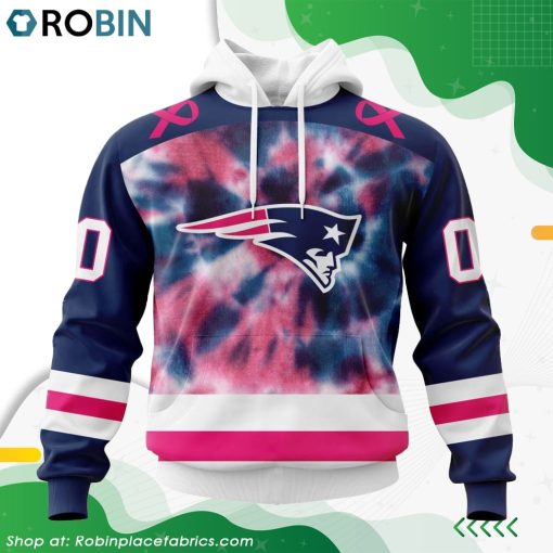 NFL New England Patriots Pink Fight Breast Cancer Hoodie