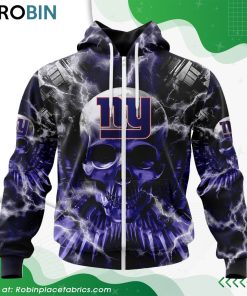 NFL New York Giants Expendables Skull Design Hoodie