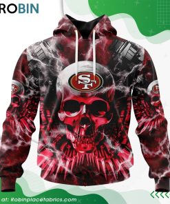 nfl-san-francisco-49ers-expendables-skull-design-hoodie-1