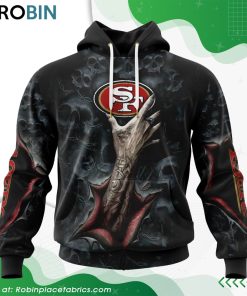 nfl-san-francisco-49ers-horror-skull-art-design-hoodie-1