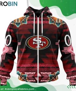 NFL San Francisco 49ers Native American Design Hoodie