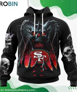 nfl-san-francisco-49ers-skull-art-design-hoodie-1