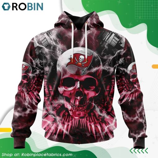 NFL Tampa Bay Buccaneers Expendables Skull Design Hoodie