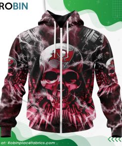 NFL Tampa Bay Buccaneers Expendables Skull Design Hoodie