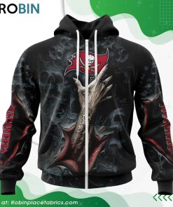 NFL Tampa Bay Buccaneers Horror Skull Art Design Hoodie