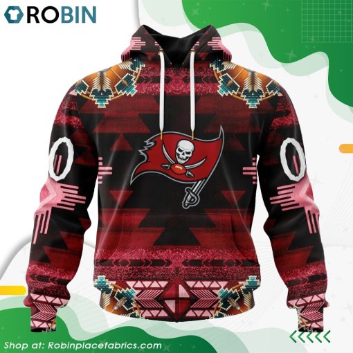NFL Tampa Bay Buccaneers Native American Design Hoodie