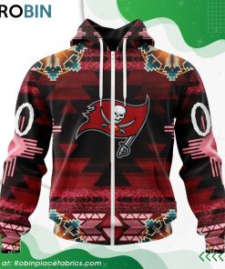 NFL Tampa Bay Buccaneers Native American Design Hoodie