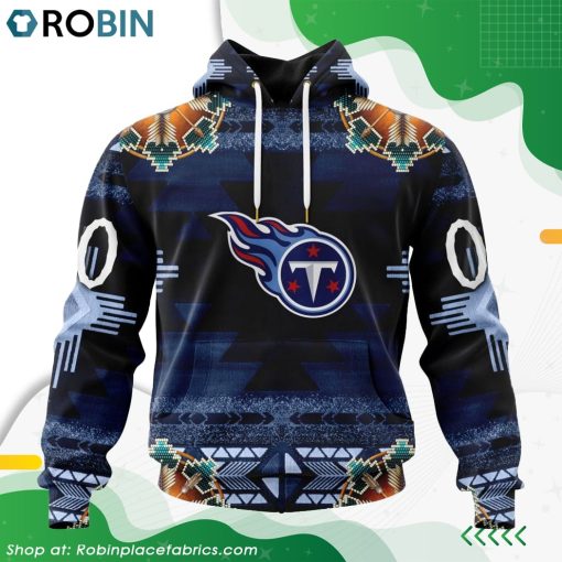 NFL Tennessee Titans Native American Design Hoodie