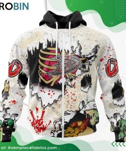 NHL Anaheim Ducks Zombie Style For Halloween Hoodie
