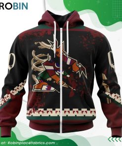 NHL Arizona Coyotes Specialized Design Jersey With Your Ribs For Halloween Hoodie