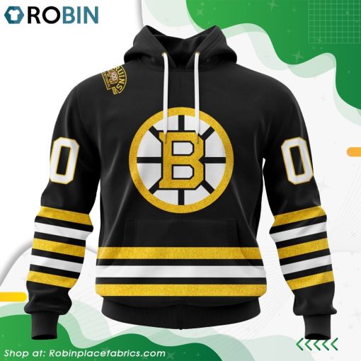 NHL Boston Bruins 2023-2024 Centennial Home Kits Hoodie