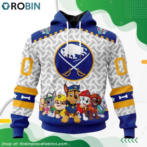 NHL Buffalo Sabres PawPatrol Design Hoodie