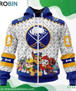 NHL Buffalo Sabres PawPatrol Design Hoodie
