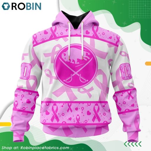 NHL Buffalo Sabres Pink Breast Cancer Awareness Hoodie