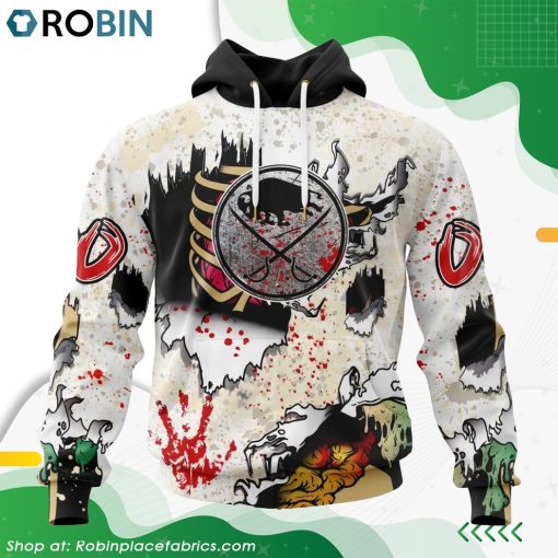 NHL Buffalo Sabres Zombie Style For Halloween Hoodie