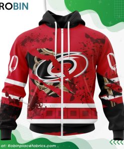 NHL Carolina Hurricanes Specialized Design Jersey With Your Ribs For Halloween Hoodie