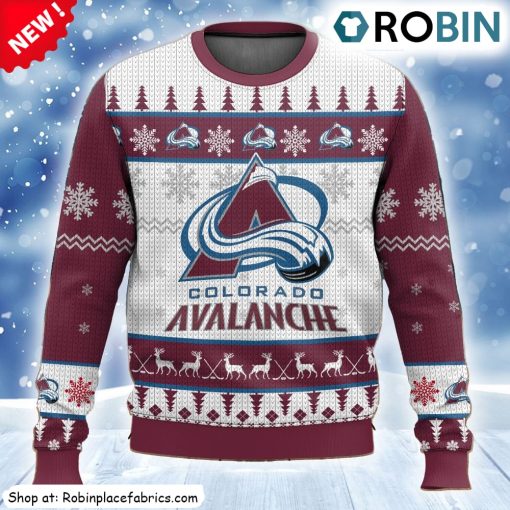 Nhl Colorado Avalanche Ugly Christmas Sweatshirt, Sweater