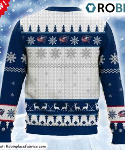 Nhl Columbus Blue Jackets Ugly Christmas Sweatshirt, Sweater
