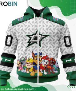 NHL Dallas Stars PawPatrol Design Hoodie