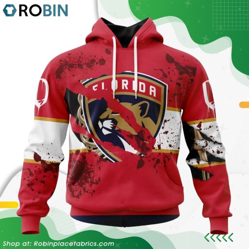 NHL Florida Panthers Specialized Design Jersey With Your Ribs For Halloween Hoodie