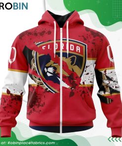 NHL Florida Panthers Specialized Design Jersey With Your Ribs For Halloween Hoodie