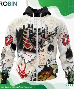 NHL Florida Panthers Zombie Style For Halloween Hoodie