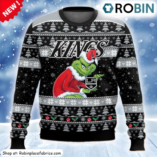 Nhl Los Angeles Kings Grinch Ugly Christmas Sweatshirt, Sweater