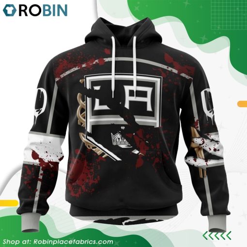 NHL Los Angeles Kings Specialized Design Jersey With Your Ribs For Halloween Hoodie