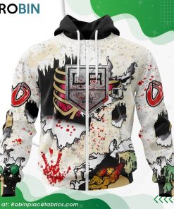 NHL Los Angeles Kings Zombie Style For Halloween Hoodie